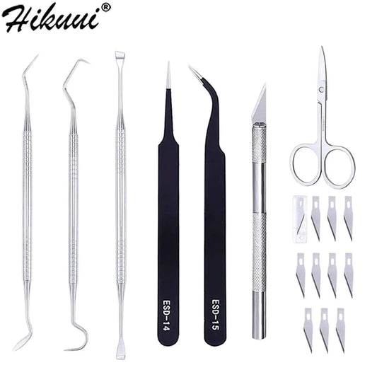 Vinyl Weeding & Wrap Tool Set – Picks, Tweezers, Knife & Scissors