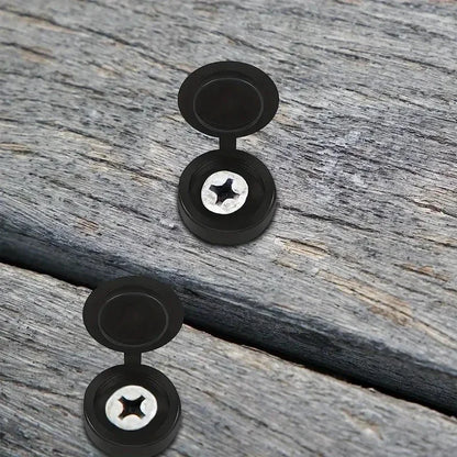 Screw & Bolt Cover, Folding Cap 20-500pcs