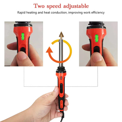 Plastic Bumper Repair Soldering Iron Kit – Hot Staple Welder for Auto Body & Trim