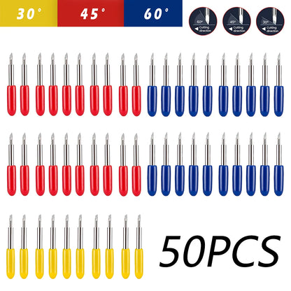 Replacement Cutting Blades for Roland & Cricut Plotters – 30/45/60 Degree Vinyl Cutter Blades