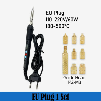 Heat Set Insert Kit with Stand – M2-M6 Brass Threaded Inserts, up to 1040 Pieces
