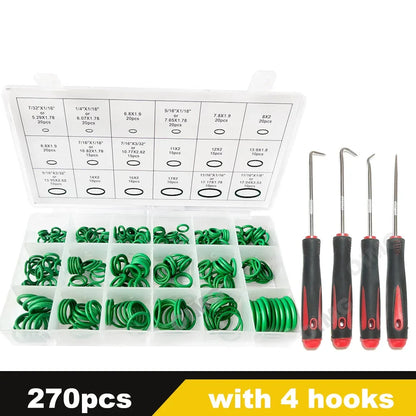 O-ring Set, Rubber Gaskets, Seal Ring for Air Condition 18 Sizes