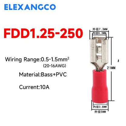 Insulated Spade Wire Connector Assortment