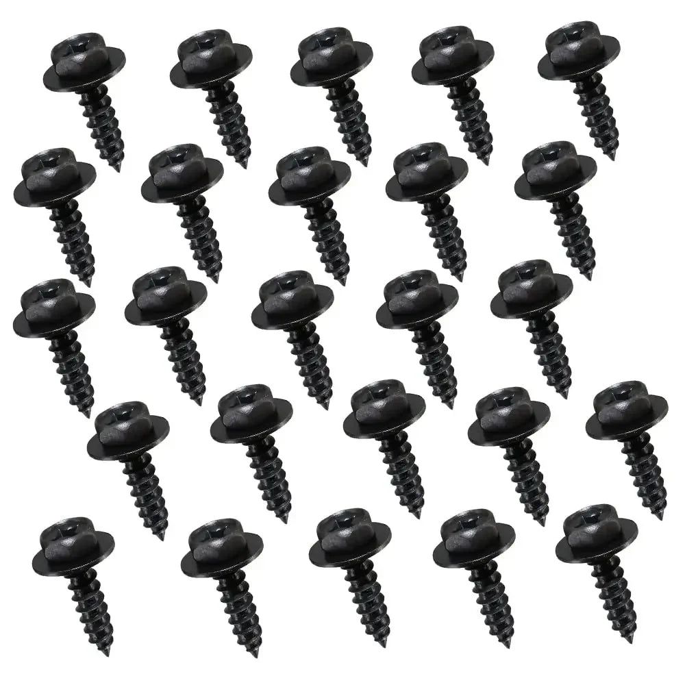 Hex/Philips Head Screws for Car Bumper, Fender, Splash Guards, Universal 1-50pcs