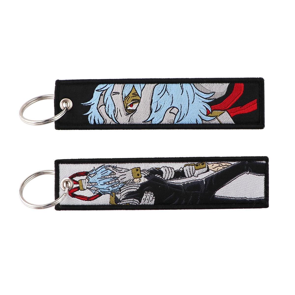 Embroided Keychain - Anime 100 versions, Gensin Impact, Tartaglia, Zhongli, Mavuika, Heavenly Principles and more!