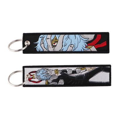 Embroided Keychain - Anime 100 versions, Gensin Impact, Tartaglia, Zhongli, Mavuika, Heavenly Principles and more!