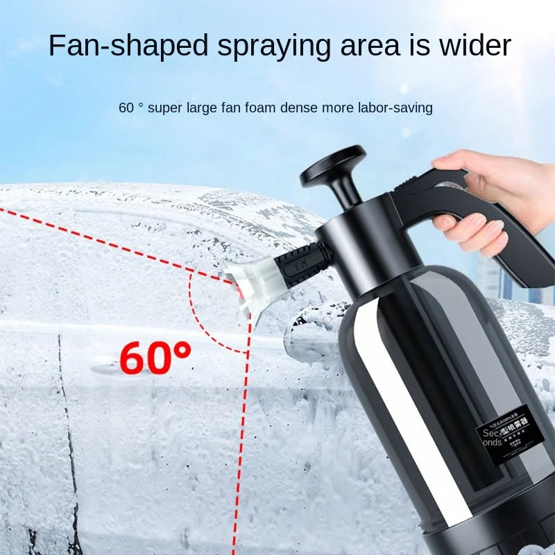 2L Snow Foam Cannon – Hand Pump Foam Sprayer for Car Wash