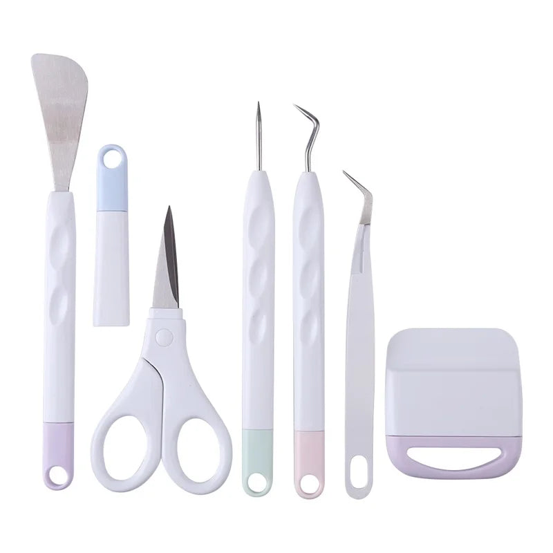 6-Piece Vinyl Weeding & Cutting Tool Set – Wrap, Decal & Craft Kit