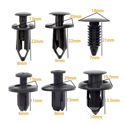Nylon Car Trim Panel Retainer Clips (60pcs)