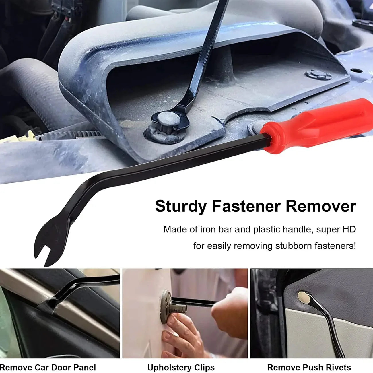 Pry Tool Kit - Car Interior Removal Kit, Easy To Pry Fasteners ,Door Clips And More