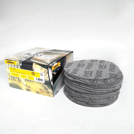Mesh Disc Sandpaper, Official MIRKA 150mm/6 Inch, 80-800Grit 50Pcs