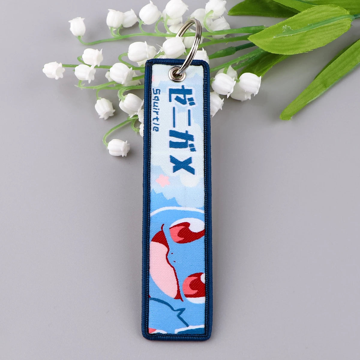 Embrioded Keychain - Pokemon Anime, Pikachu,Squirtle, Eevee, Snorlax, Bulbasaur and more