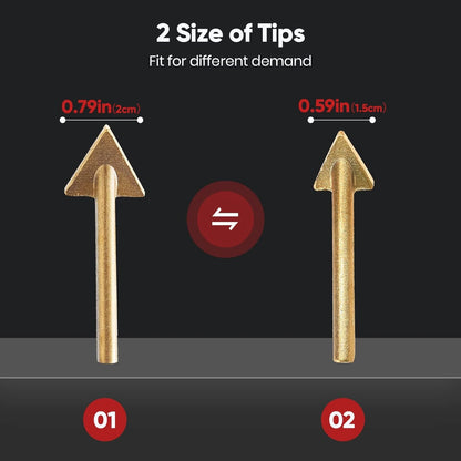 Car Bumper Repair Soldering Iron Tool 50W/100W, Adjustable Temperature Welding Rework Station