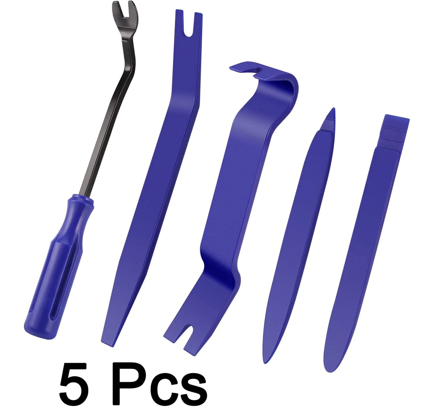 Pry Tool Kit (Blue) - Car Interior Removal Kit, Easy To Pry Fasteners ,Door Clips And More