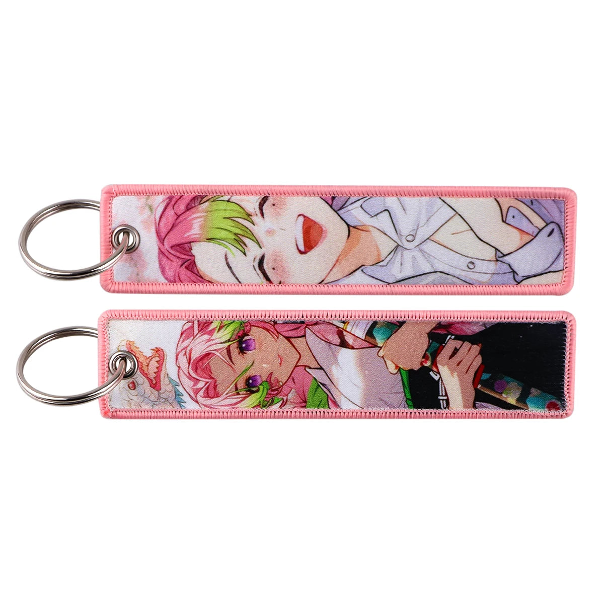 Embroided Keychain - Anime 100 versions, Gensin Impact, Tartaglia, Zhongli, Mavuika, Heavenly Principles and more!