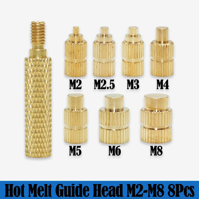 Heat Set Insert Kit with Stand – M2-M6 Brass Threaded Inserts, up to 1040 Pieces