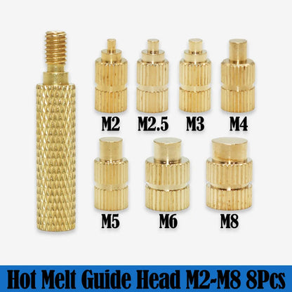 Heat Set Insert Kit with Stand – M2-M6 Brass Threaded Inserts, up to 1040 Pieces
