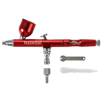 Dual-Action Airbrush Gun 0.3mm – Gravity Feed Spray Gun for Custom Paint & Detail Work