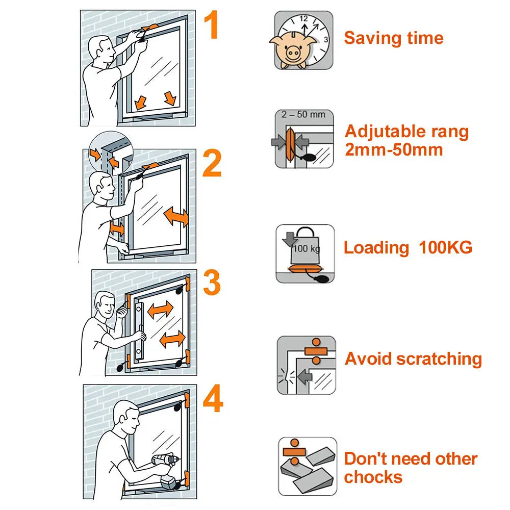 Air Wedge 1/2/4/8pc Super PDR, Airbag Cushioned Hand Pump