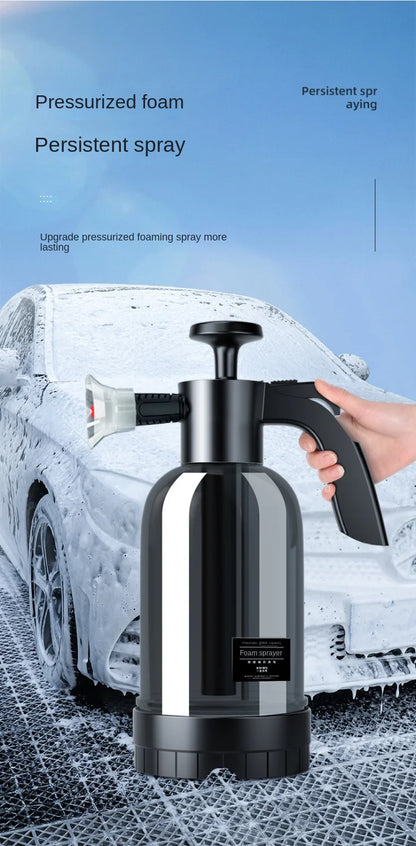 2L Snow Foam Cannon – Hand Pump Foam Sprayer for Car Wash