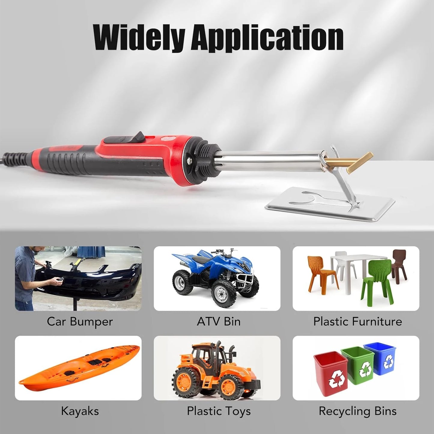 Car Bumper Repair Soldering Iron Tool 50W/100W, Adjustable Temperature Welding Rework Station