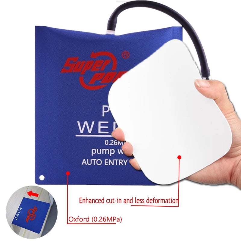 Air Wedge 1/2/4/8pc Super PDR, Airbag Cushioned Hand Pump