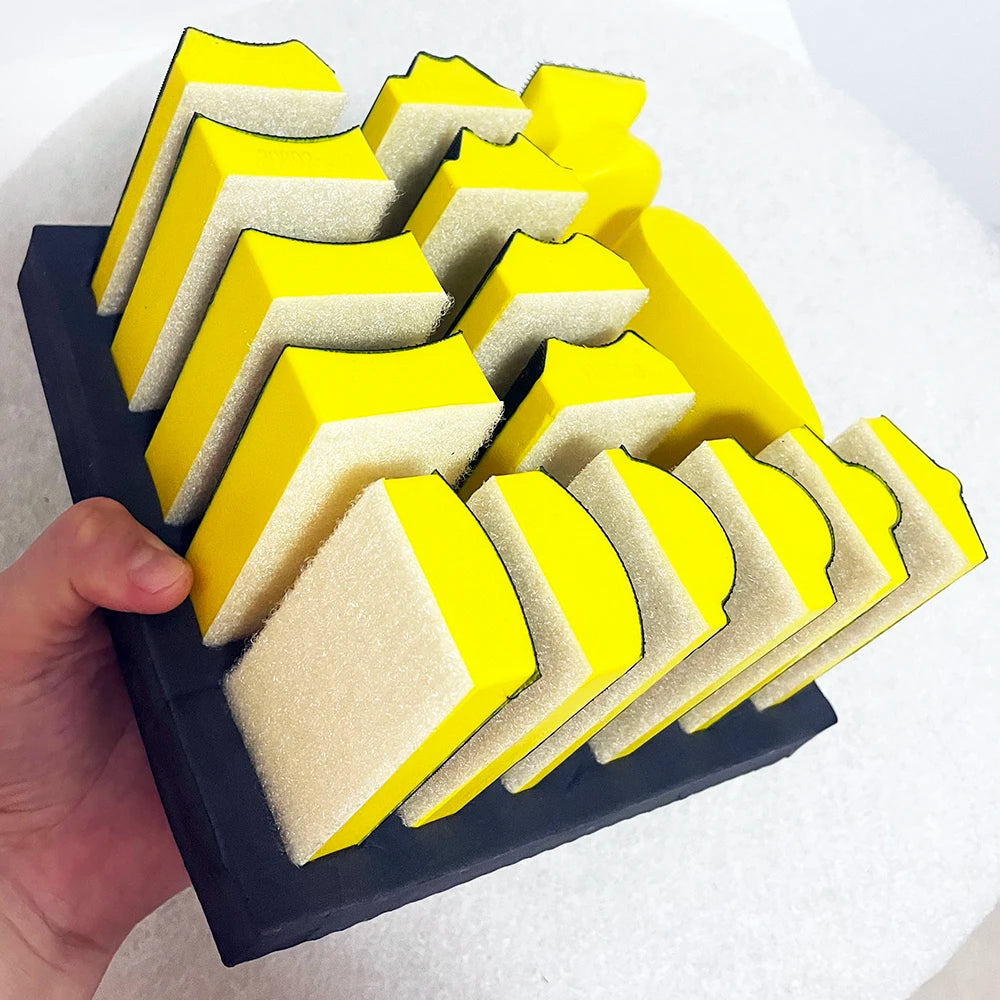 16-Piece Interchangeable Sanding Block Set