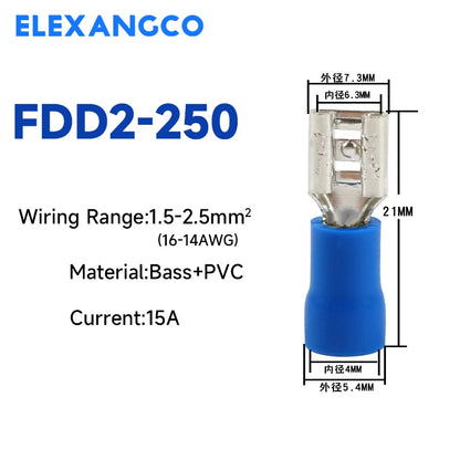 Insulated Spade Wire Connector Assortment