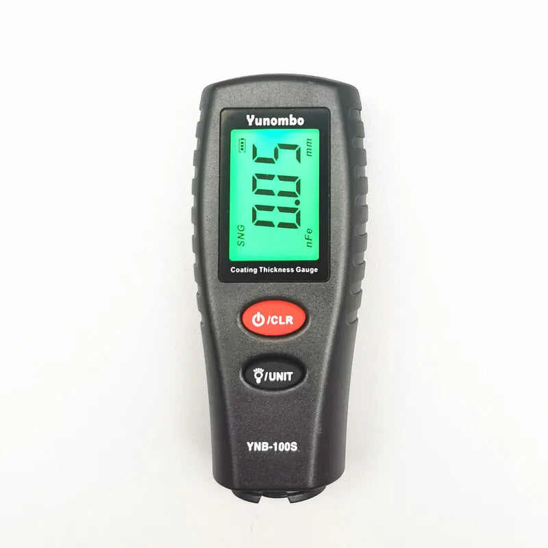Digital Paint Thickness Gauge – Backlit LCD Coating Thickness Meter for Car Bodywork