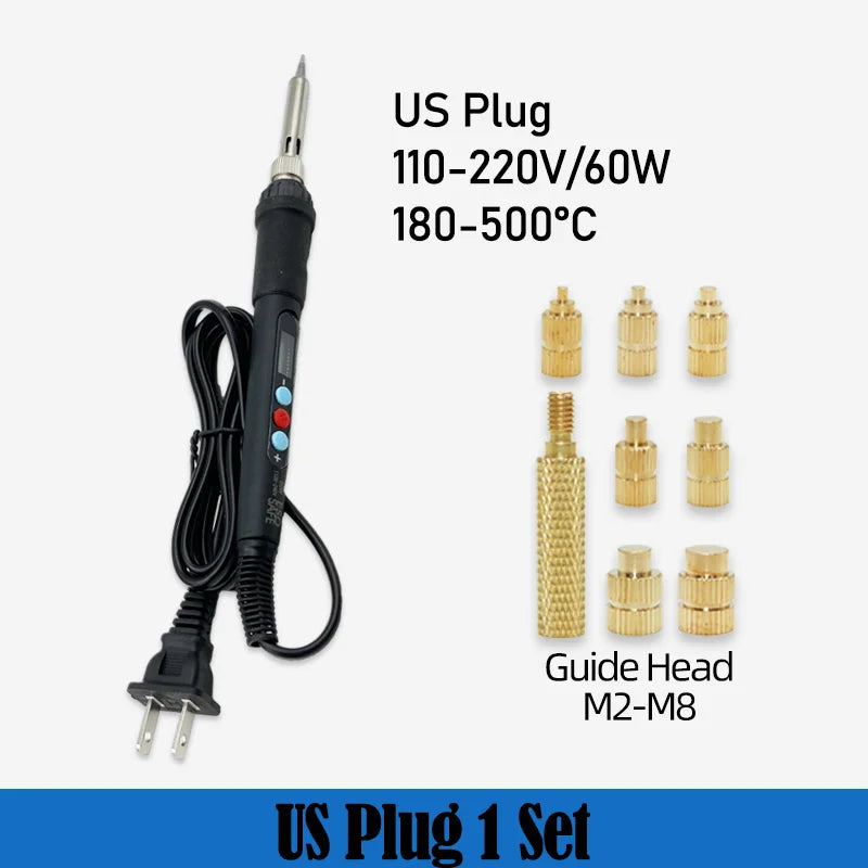 Heat Set Insert Kit with Stand – M2-M6 Brass Threaded Inserts, up to 1040 Pieces