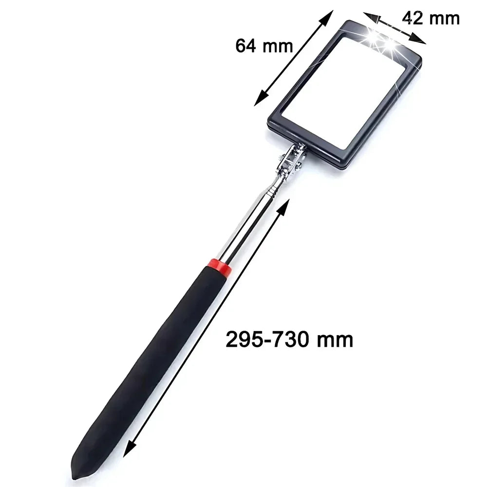Telescoping LED Magnet & Inspection Mirror