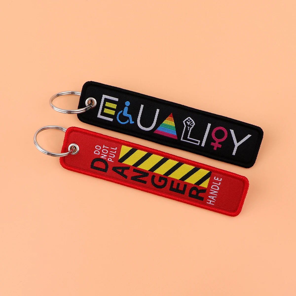 Embroided Keychain - FakeTaxi, Equality, Danger, Medical bag, Happy Endings and more