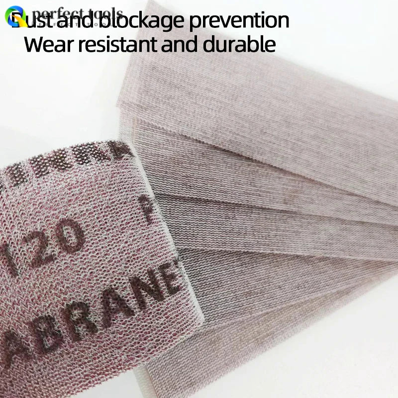 MIRKA Dust-Free Mesh Sanding Sheets – Dry Grinding Abrasive Mesh, 70x198mm