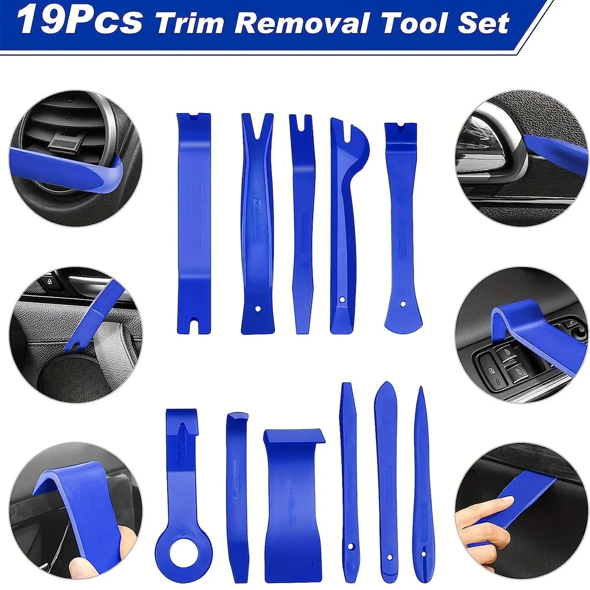19-Piece Trim Removal Tool & Clip Plier Set