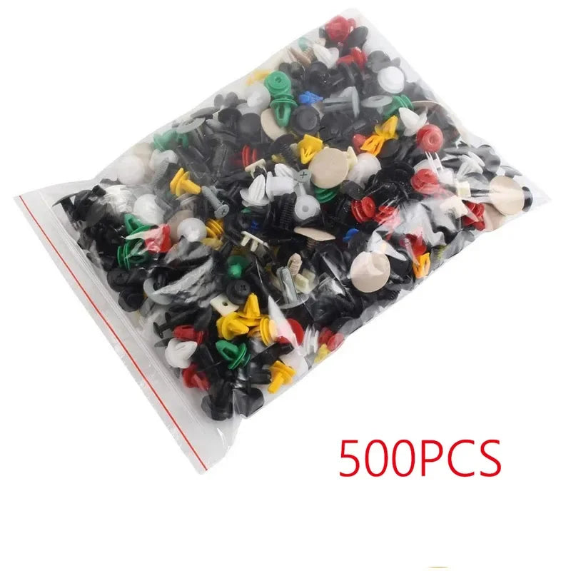 Retainer/Fastener Universal Mixed Kit, Bumper, Door Panel, interior Liner for All Cars & Vans