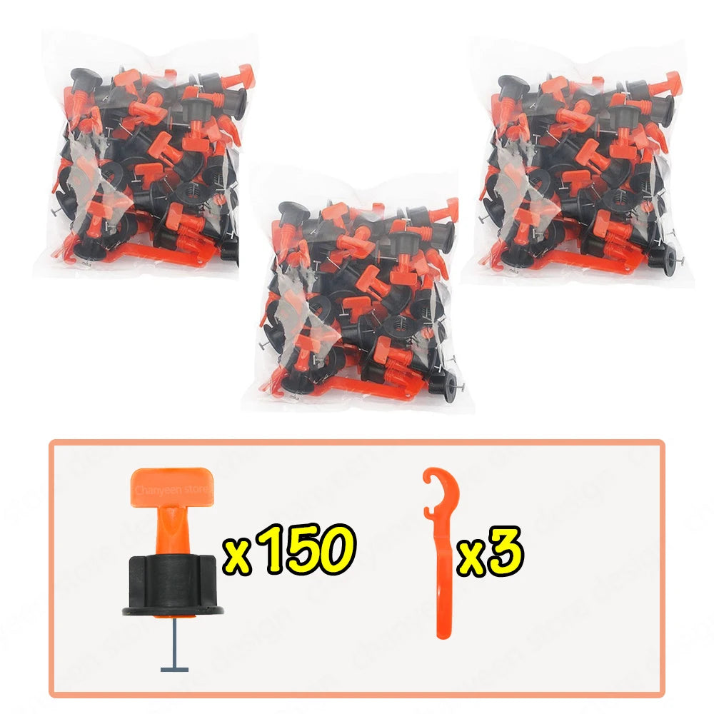 51-204Pcs Welding  Clips, Sheet Metal Leveler, Construction Tools, Floor Tile Leveling Clips