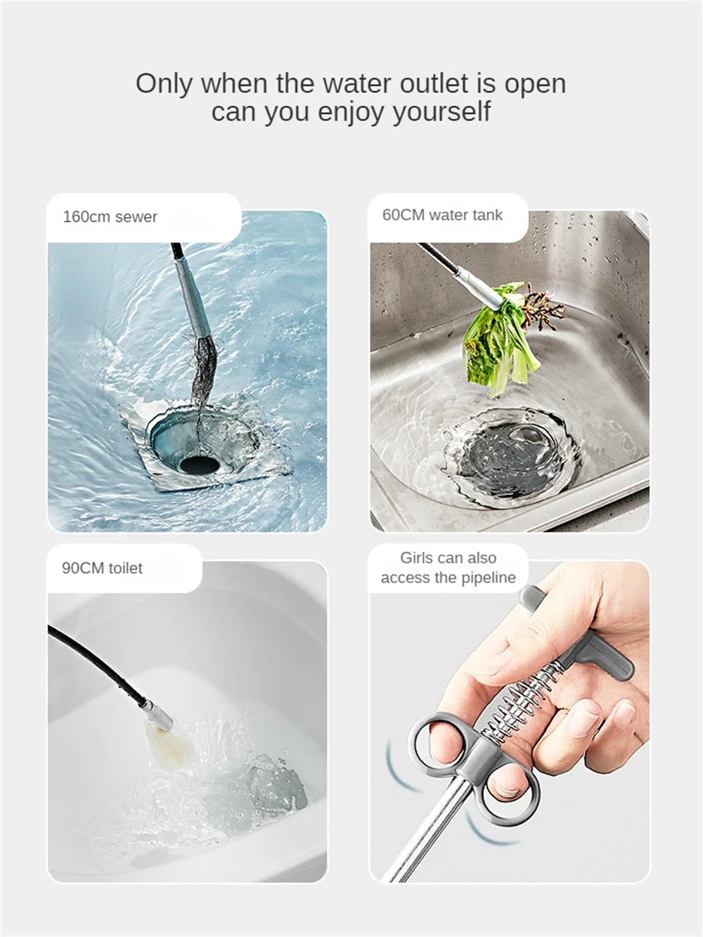 Flexible Spring Snake Grabber – Drop & Retrieve Tool for Cars & Tight Spaces