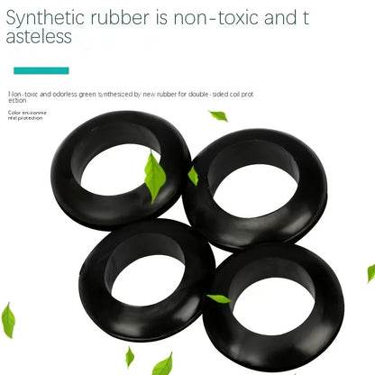 Rubber Washer Seals, Electrical Grommet Electrical, Black O Ring, 8/10/12/14mm, 20/40/60pcs Assortment Kit