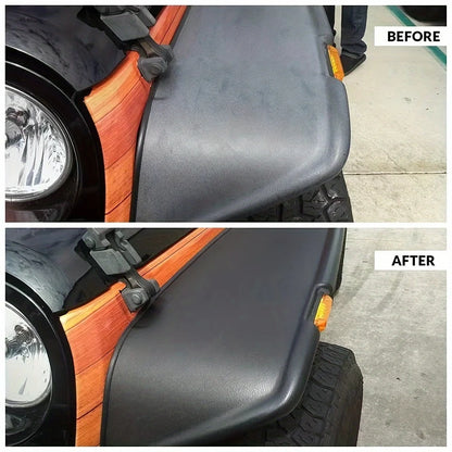 Rubber & Trim Refresh Wax – Hydrophobic Black Restorer for Car Trim & Seals