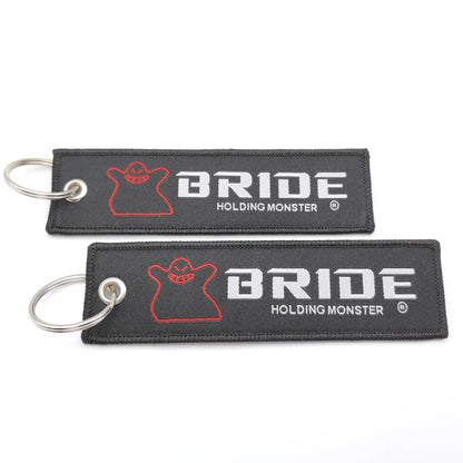 Embroided Keychain - Type R, Eat Sleep Race, HKS, BIRDE, Tein and more!