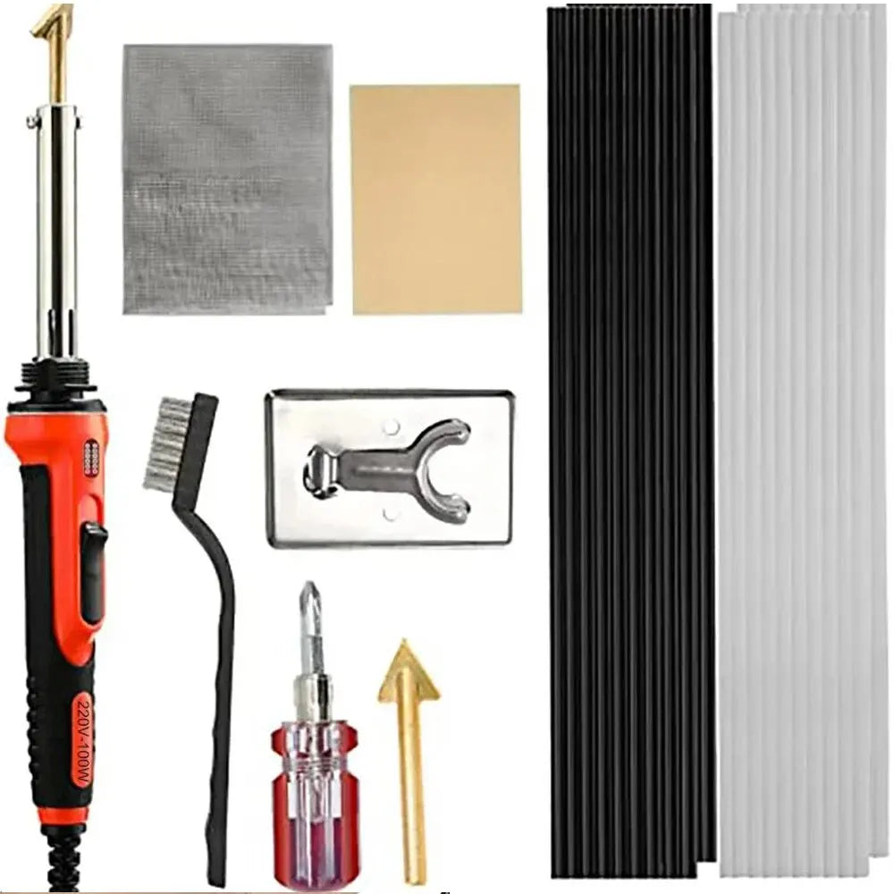 Plastic Bumper Repair Soldering Iron Kit – Hot Staple Welder for Auto Body & Trim
