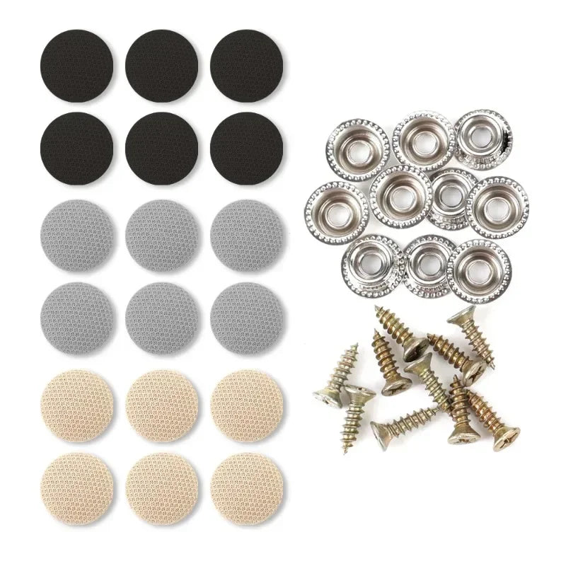 Car Interior Roof Headliner Buckles – Fabric Retainer Rivets & Repair Caps