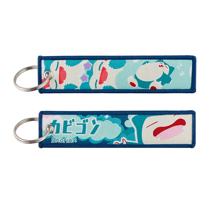 Embrioded Keychain - Pokemon Anime, Pikachu,Squirtle, Eevee, Snorlax, Bulbasaur and more