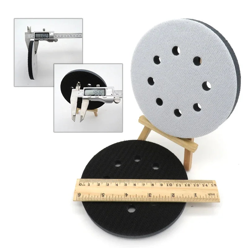 5-Inch Soft Sponge Interface Pad – Backing Pad for Sanding Discs on Uneven Surfaces