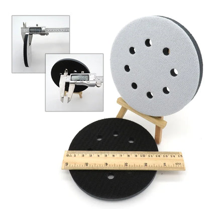 5-Inch Soft Sponge Interface Pad – Backing Pad for Sanding Discs on Uneven Surfaces