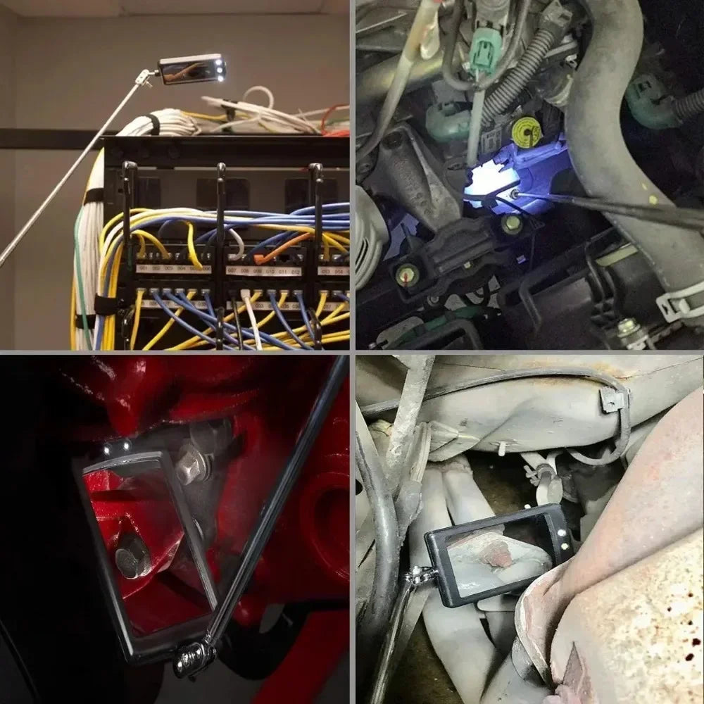 Telescoping LED Magnet & Inspection Mirror