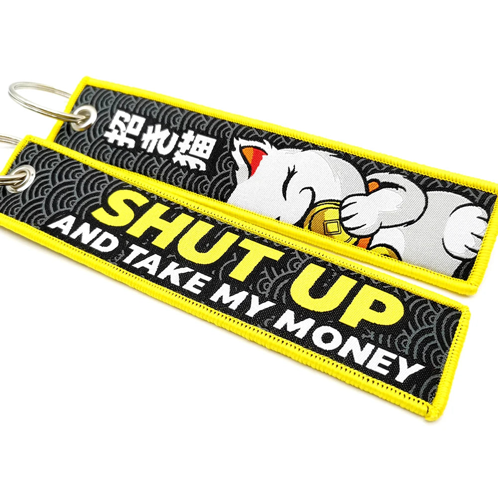 Embroided Keychain - Type R, Eat Sleep Race, HKS, BIRDE, Tein and more!