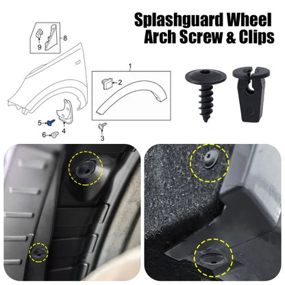 Torx Screw & Retainer 1 or 20pcs  Wheel Arch, Engine Cove,r Undertray, Splashguard, Clips Bolt no.N90974701