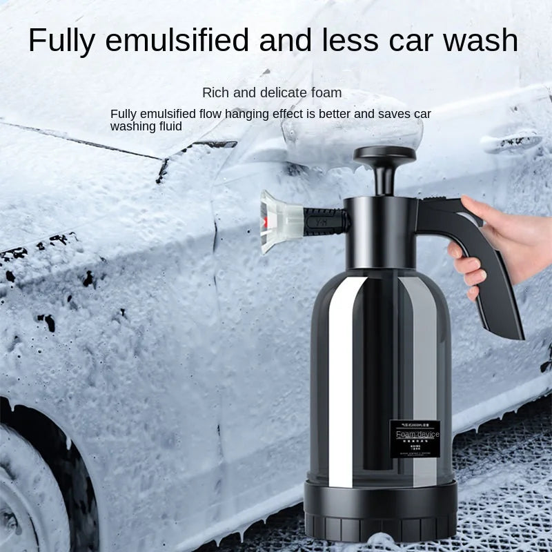 2L Snow Foam Cannon – Hand Pump Foam Sprayer for Car Wash