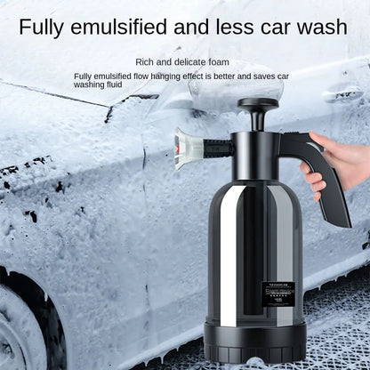 2L Snow Foam Cannon – Hand Pump Foam Sprayer for Car Wash